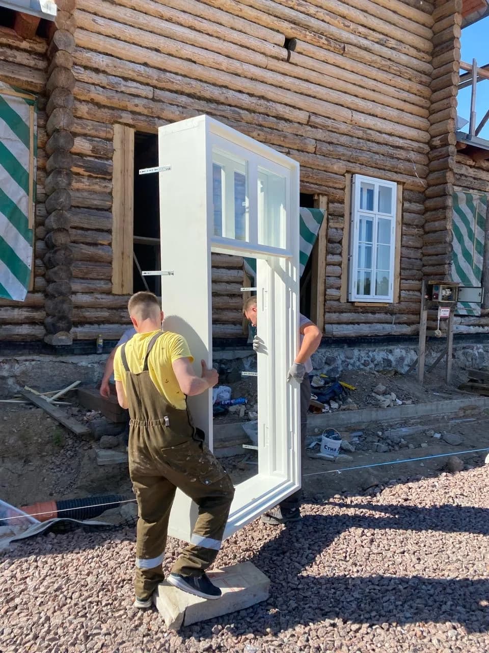 Деревянные окна на реализованном объекте — фотография 7